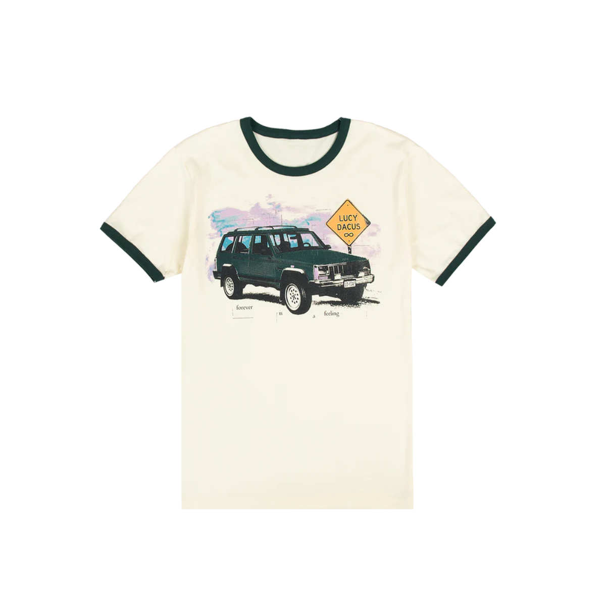 Green Truck Ringer Tee - Lucy Dacus UK